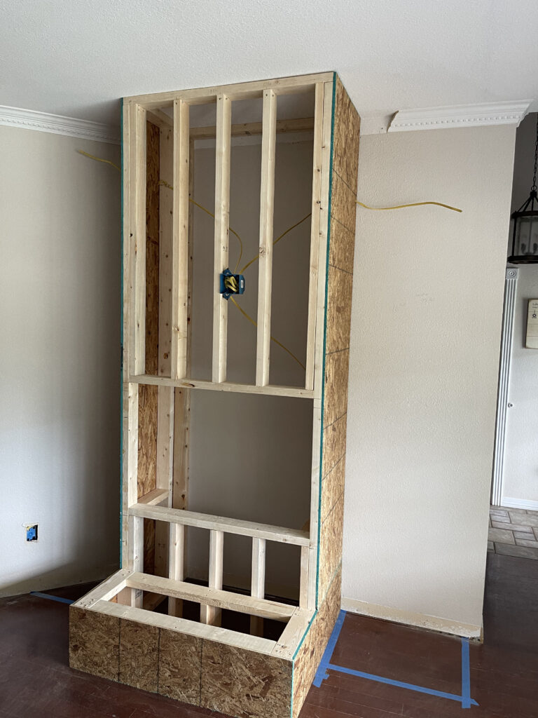 1 Firebox and cabinet