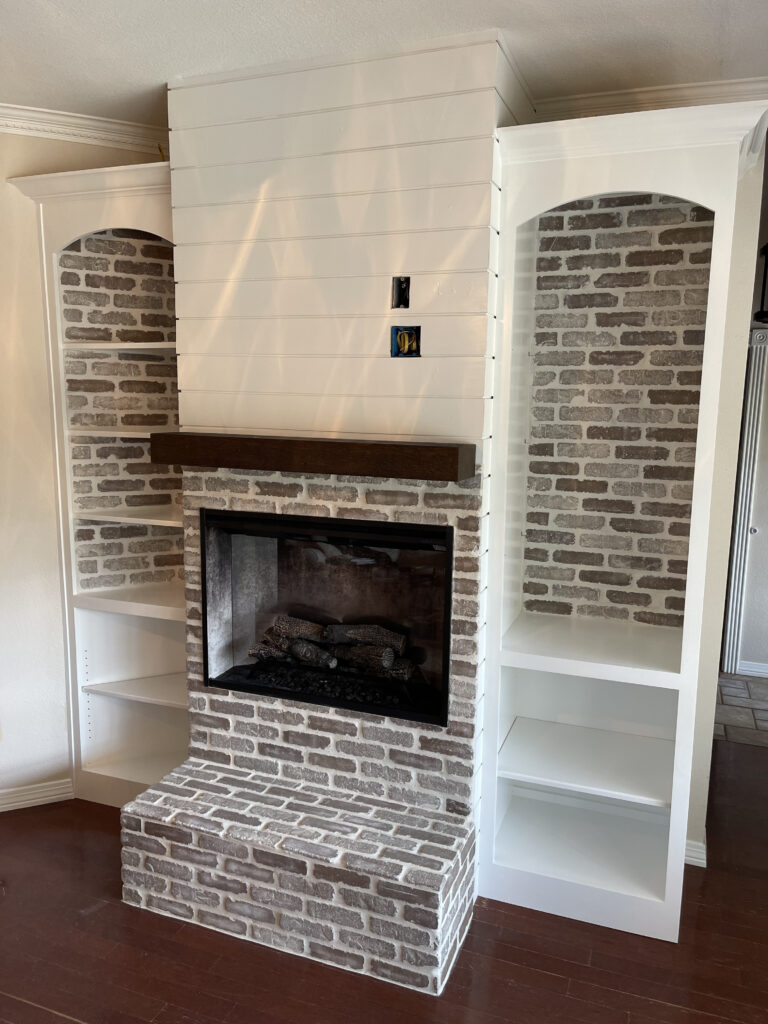 Fireplace installation